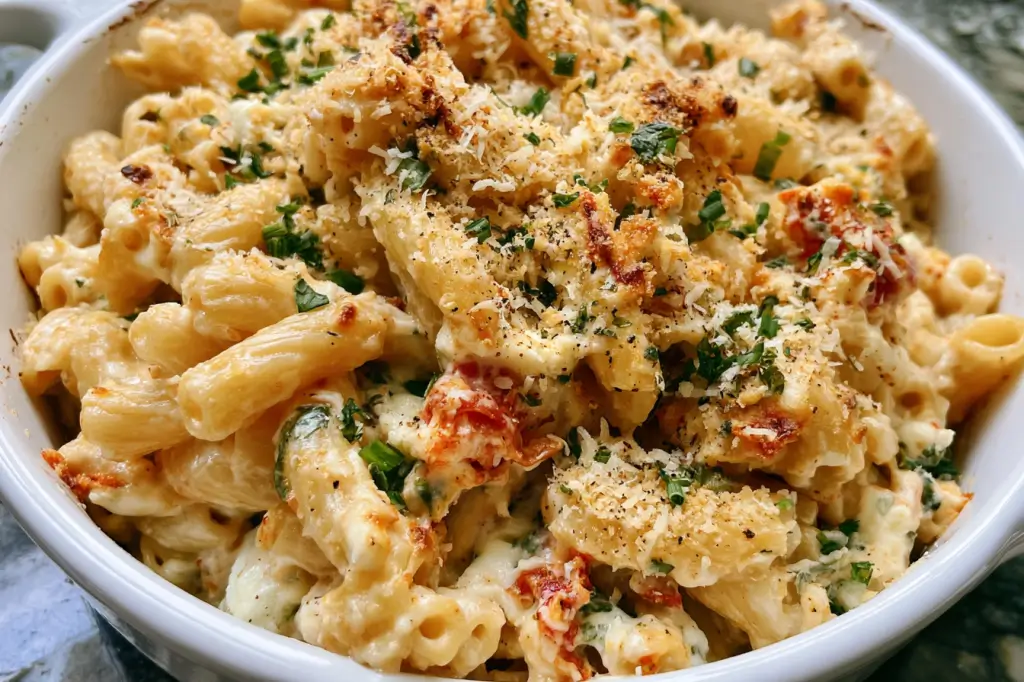 Boursin Cheese Baked Pasta 