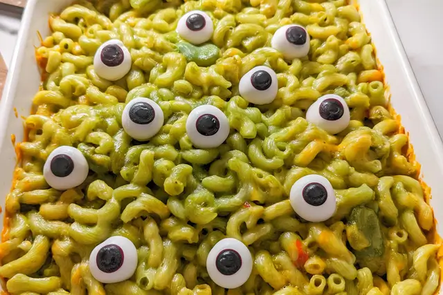 Spooky Mac and Cheese