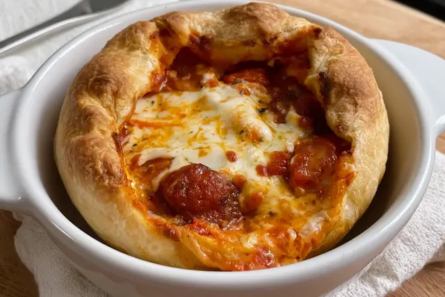 Homemade Pizza Pot Pie