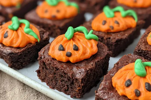 Pumpkin Patch Halloween Brownies: Delightful Fall Treats 4 Halloween Brownie Treats