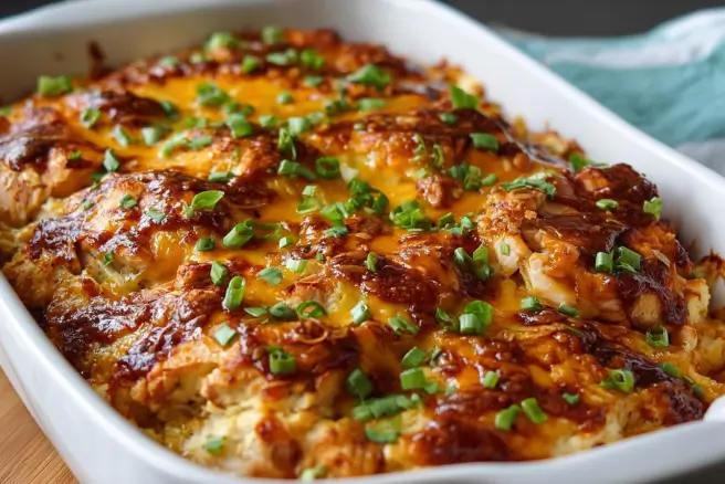 BBQ Ranch Chicken Bake1 BBQ Ranch Chicken Bake | Easy One-Pan Dinner with Bold Flavor