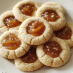 Salted Caramel Thumbprint Cookies: Sweet Meets Salty 5 Caramel thumbprint cookies Salted Caramel Thumbprint Cookies: Sweet Meets Salty