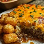 Cheesy Meatloaf & Tater Tot Bake Recipe | Easy Comfort Food 5 Cheesy Meatloaf Tater Tot Bake Cheesy Meatloaf & Tater Tot Bake Recipe | Easy Comfort Food