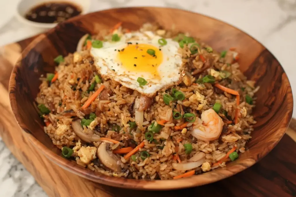 Delicious Copycat Benihana Fried Rice Ready to Serve