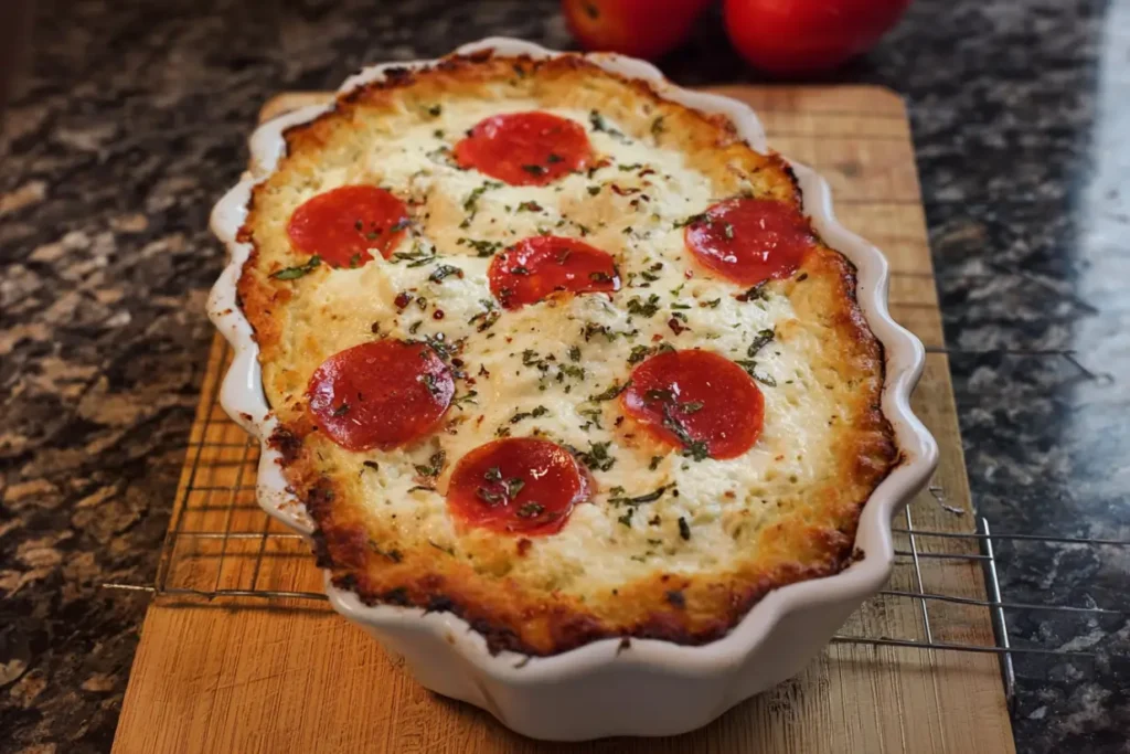 Cottage Cheese Pizza Bowl - A Healthy Meal Choice
