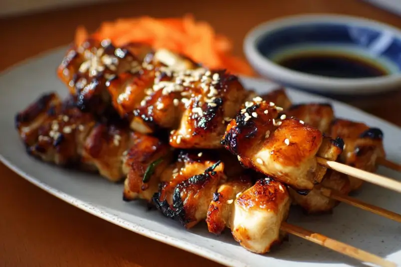 Easy Chicken Yakitori Recipe | Authentic Japanese Grilled Skewers at Home 4 Easy Chicken Yakitori1 Easy Chicken Yakitori Recipe | Authentic Japanese Grilled Skewers at Home