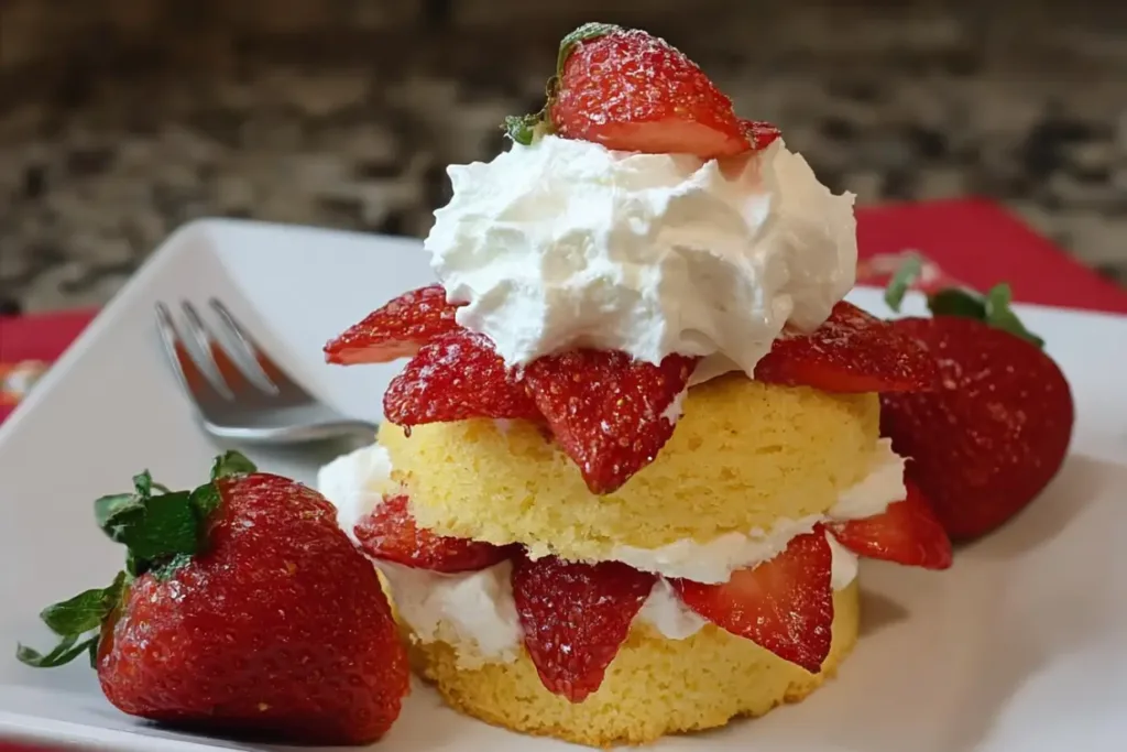 Delicious Easy Strawberry Shortcake with Fresh Strawberries
