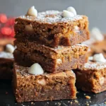 Gingerbread Blondies Gingerbread Blondies Recipe | Chewy Spiced Holiday Dessert Bars