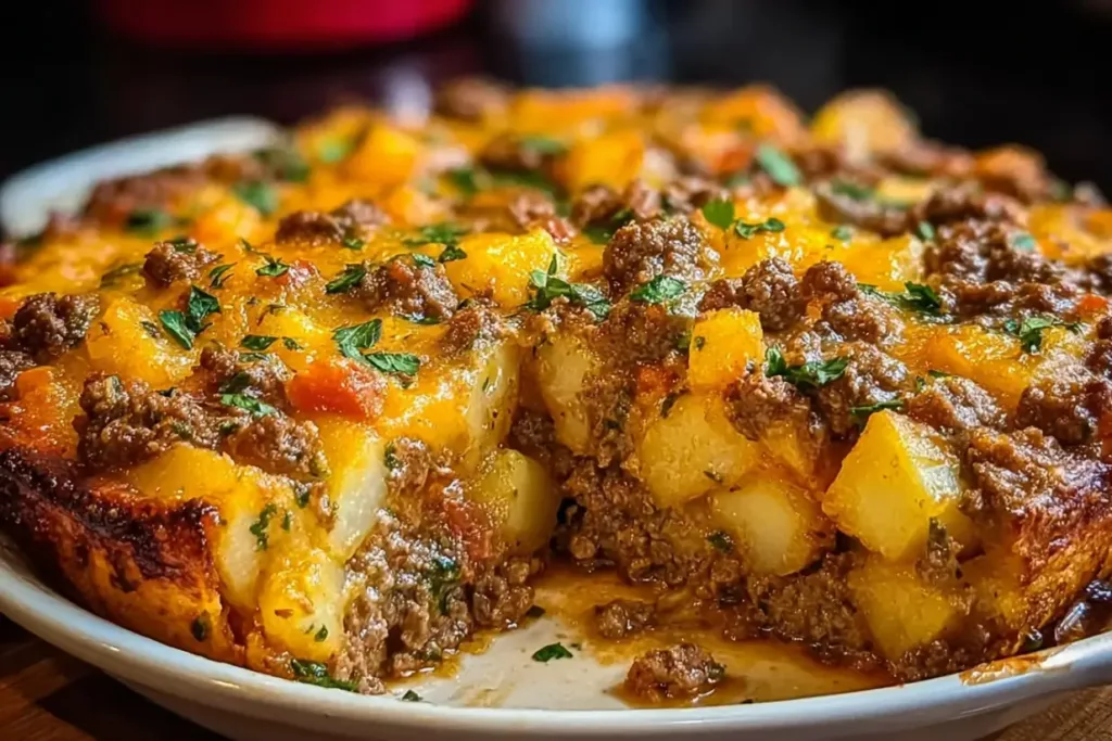 Delicious Hobo Casserole (Ground Beef Recipe)