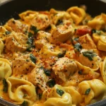 One-Pot Spicy Garlic Butter Chicken Tortellini | Easy 30-Minute Dinner 5 One Pot Spicy Garlic Butter Chicken Tortellini One-Pot Spicy Garlic Butter Chicken Tortellini | Easy 30-Minute Dinner