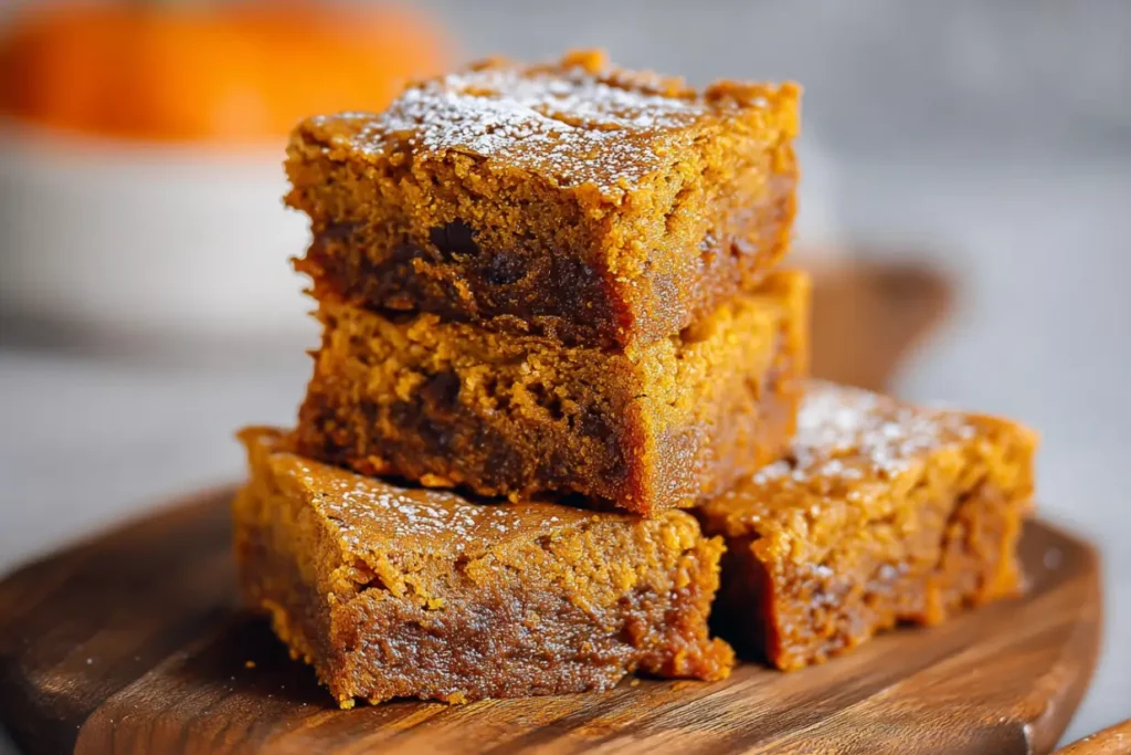 Pumpkin Blondies Pumpkin Blondies Recipe | Chewy, Spiced Fall Dessert Bars