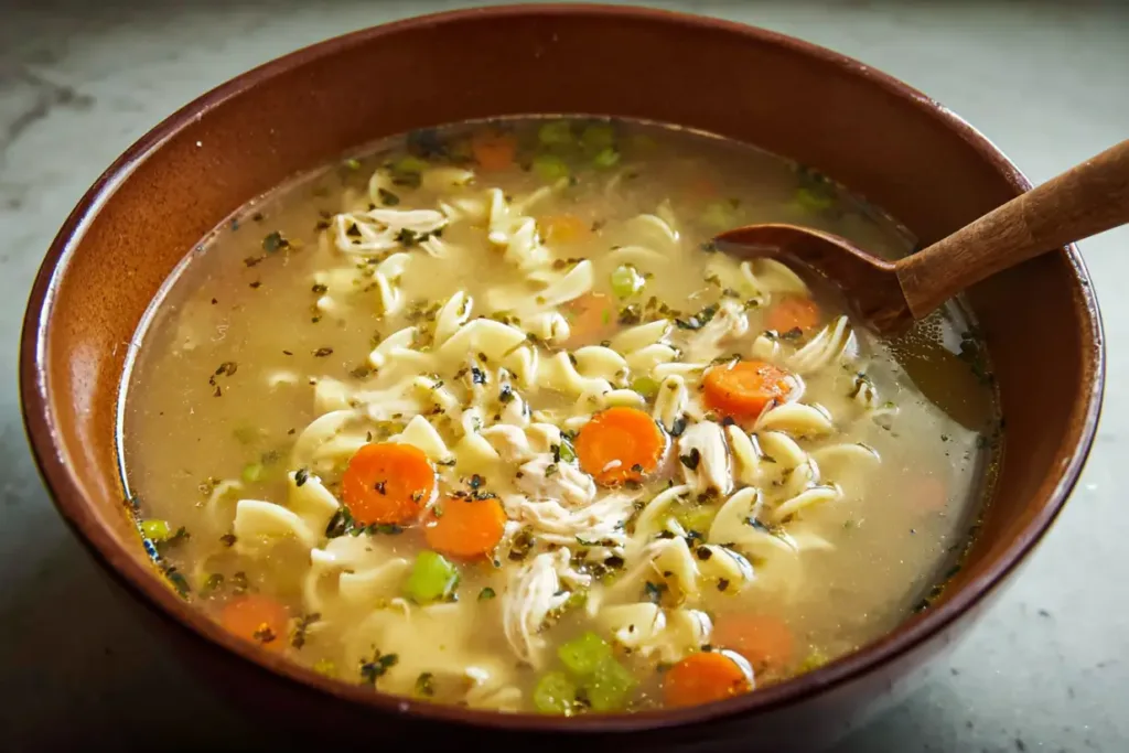 simple chicken noodle soup