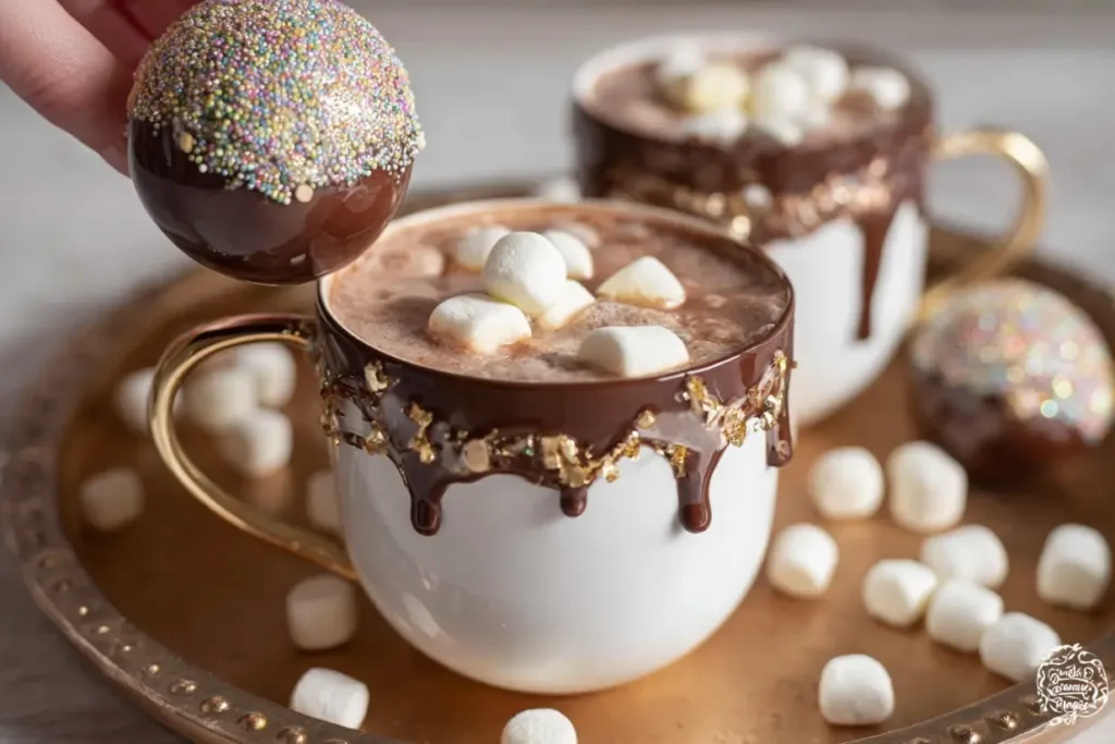 Shiny Hot Chocolate Bombs Shiny Hot Chocolate Bombs With Marshmallows