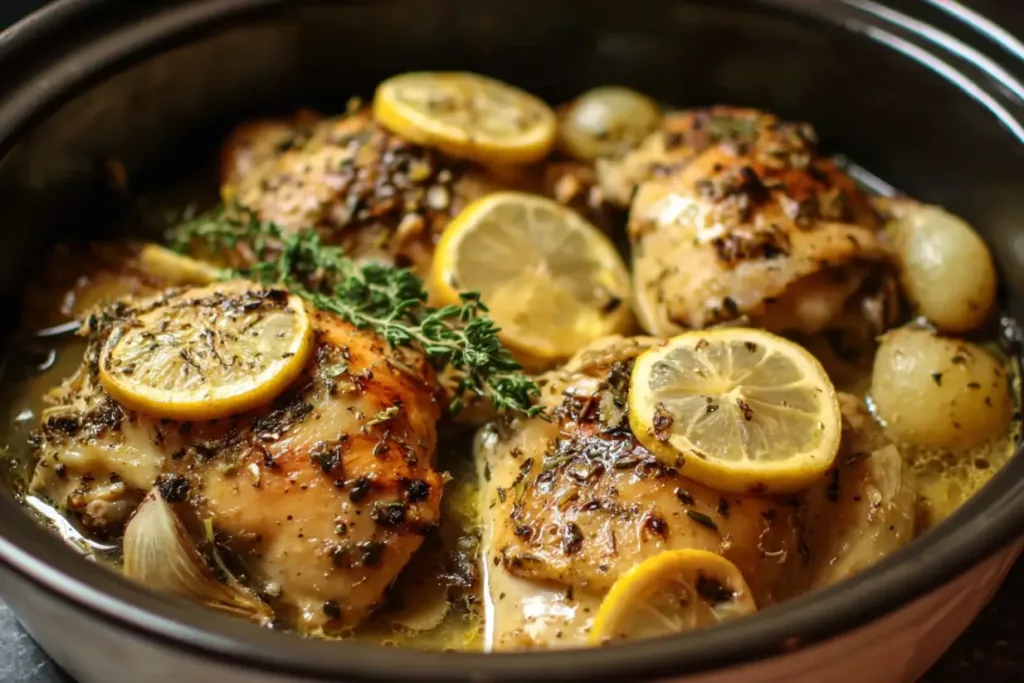 Slow Cooker Lemon Garlic Chicken – Easy Flavorful Weeknight Recipe 17 Slow Cooker Lemon Garlic Chicken Slow Cooker Lemon Garlic Chicken – Easy Flavorful Weeknight Recipe
