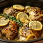 Slow Cooker Lemon Garlic Chicken Slow Cooker Lemon Garlic Chicken – Easy Flavorful Weeknight Recipe