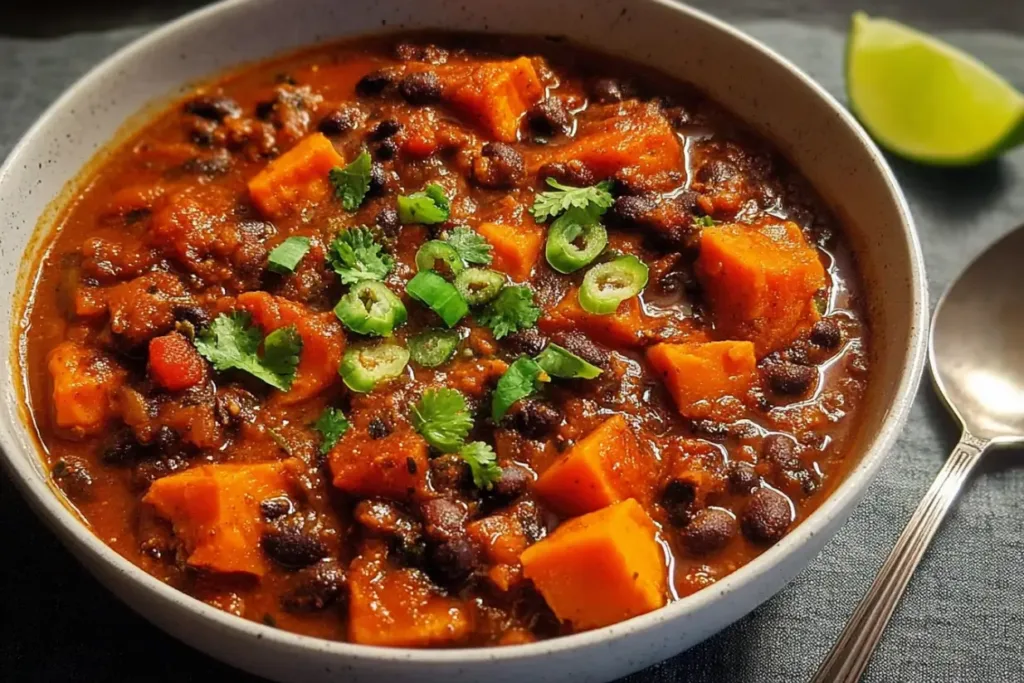 sweet potato black bean chili