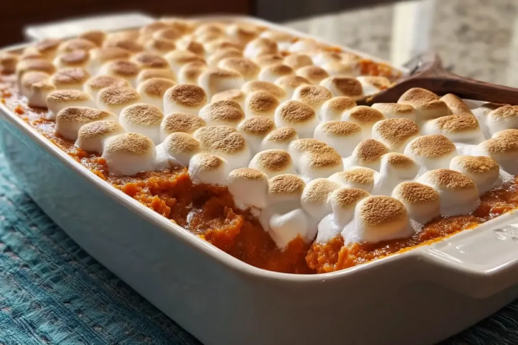 Sweet Potato Casserole with Marshmallows: A Blissful Treat 4 Sweet Potato Casserole with Marshmallows: Don't Miss This Delight!