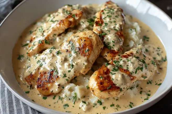 Tasty Creamy Ranch Chicken1 Tasty Creamy Ranch Chicken | Easy Comfort Food Recipe for Dinner