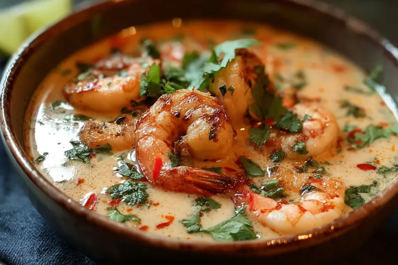 Thai Coconut Shrimp Soup 1 Thai Coconut Shrimp Soup | Easy Creamy Thai-Inspired Recipe