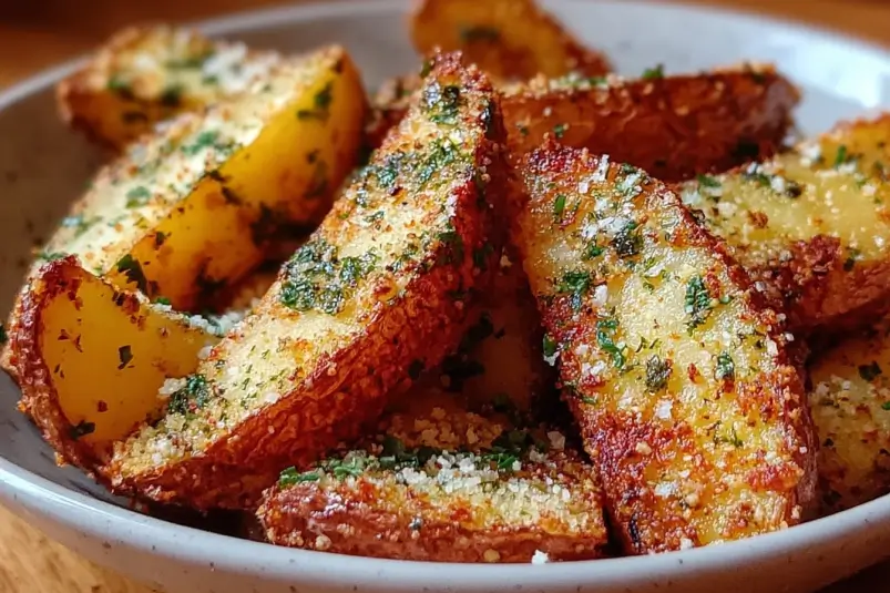 Baked Garlic Parmesan Potato Wedges: Irresistibly Delicious 4 Baked Garlic Parmesan Potato Wedges1 Baked Garlic Parmesan Potato Wedges: Irresistibly Delicious