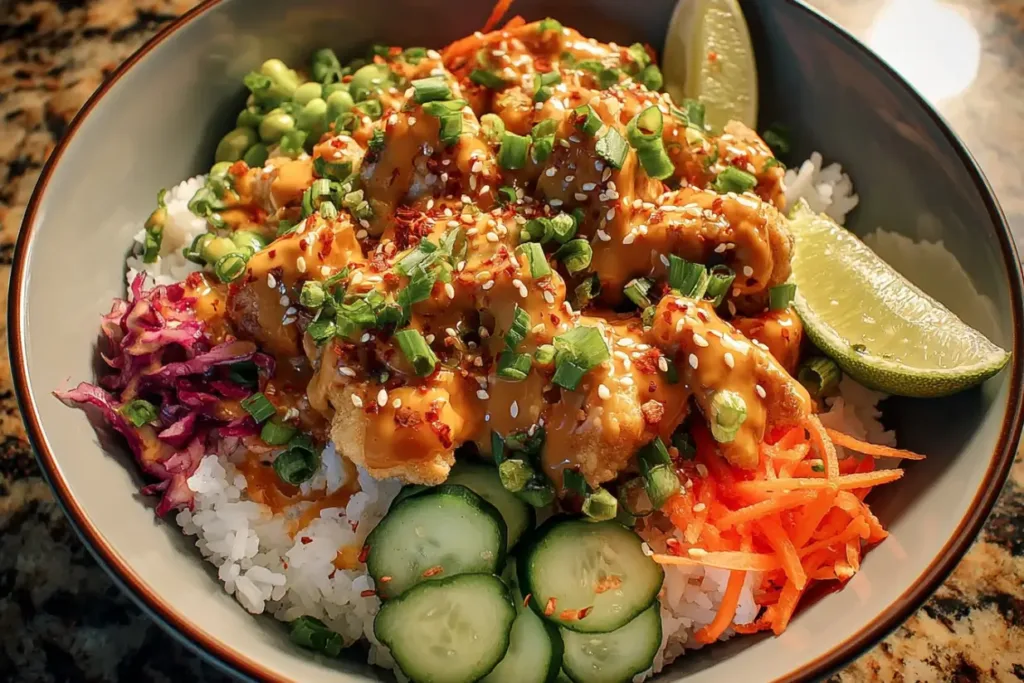 Bang Bang Chicken Bowl: Don’t Miss This Flavor Explosion!  
