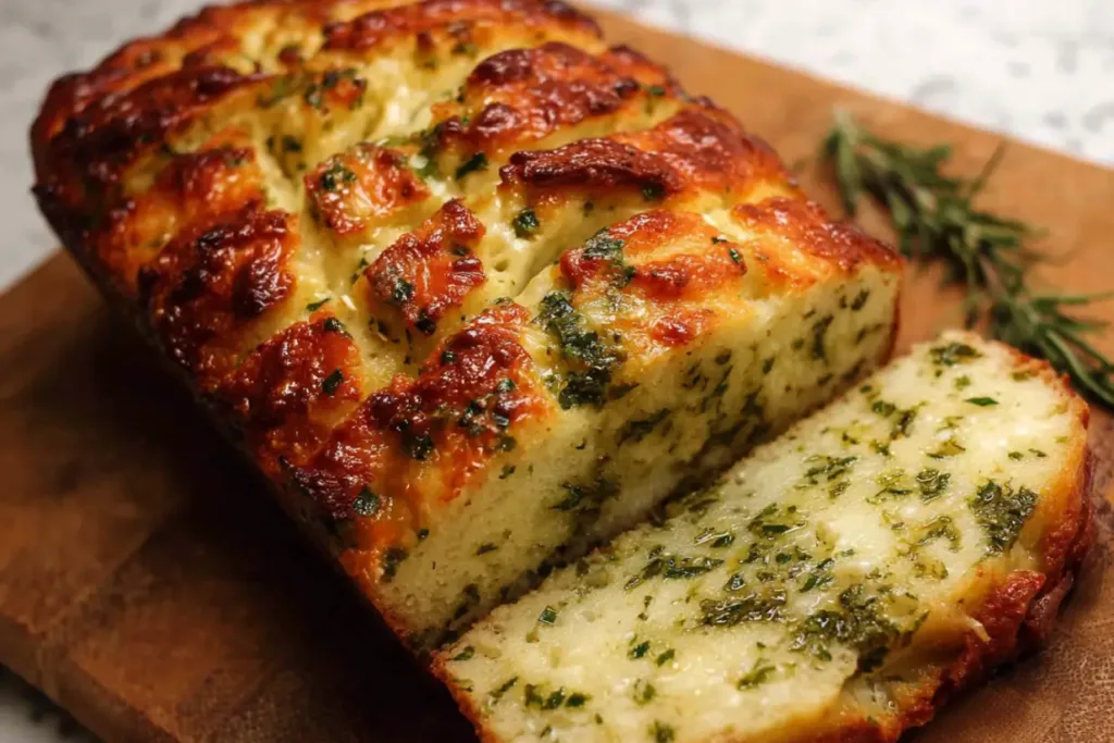 Cheese Herb Garlic Quick Bread No Yeast1 Cheese, Herb & Garlic Quick Bread (No Yeast) – Easy Delight