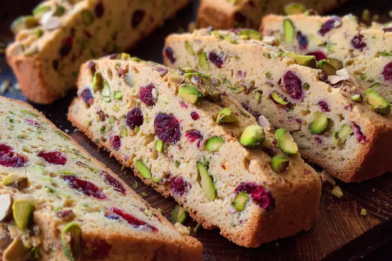 Cranberry Pistachio Biscotti Cranberry Pistachio Biscotti | Festive Italian Cookie Recipe
