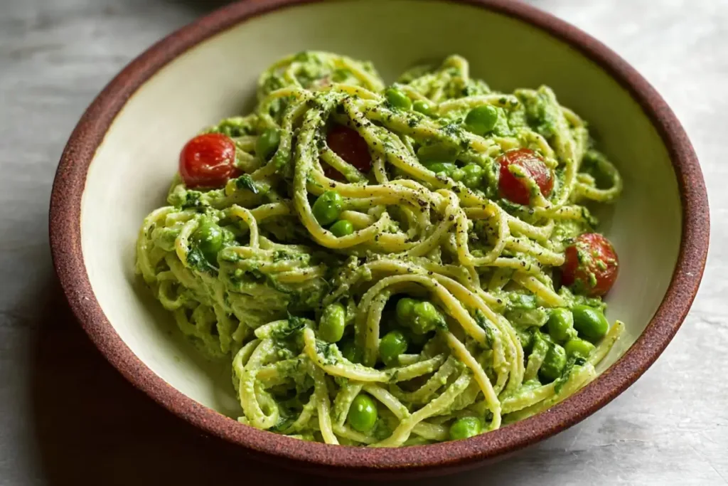 Creamy Green Goddess Pasta Recipe (Vegan) – Deliciously Fresh! 4 Creamy Green Goddess Pasta Bowl Vegan Delight1 Creamy Green Goddess Pasta Recipe (Vegan) – Deliciously Fresh!