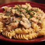 Easy Creamy Mushroom Chicken Pasta Recipe (One Pot) - Wow! 5 Easy Creamy Mushroom Chicken Pasta Recipe (One Pot) - Try Now!