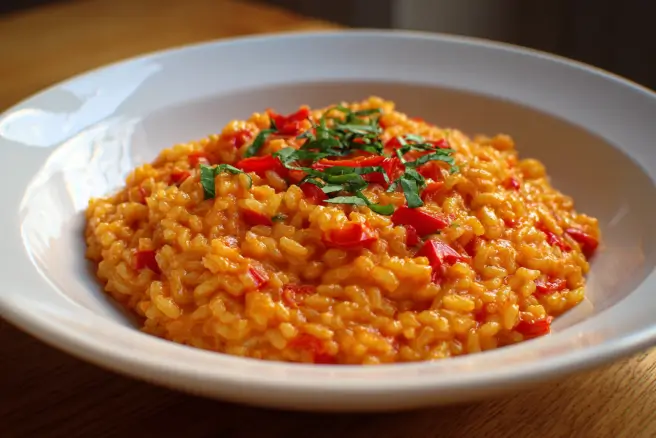 Easy Red Pepper Risotto Recipe – A Flavorful Italian Comfort Dish 