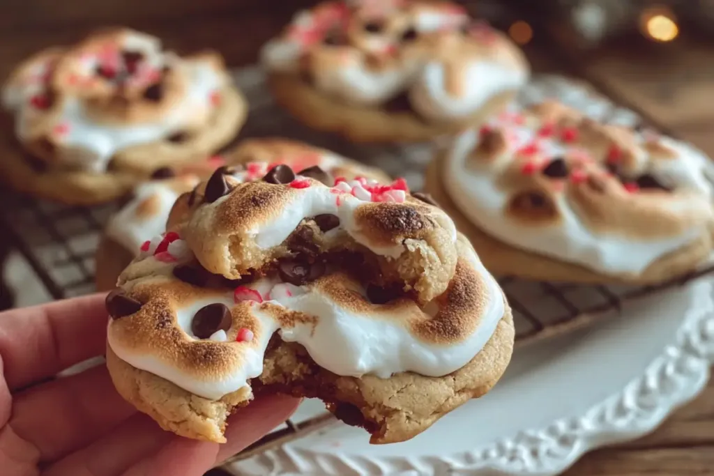 Gooey Marshmallow Cookies Ready to Savor