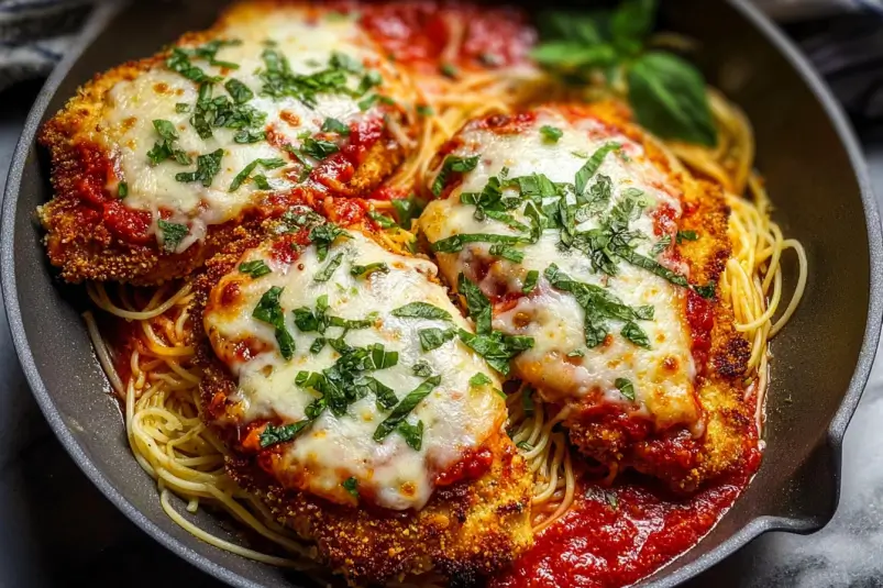 Healthy Chicken Parmesan Recipe Healthy Chicken Parmesan Recipe | Light, Crispy & Flavorful