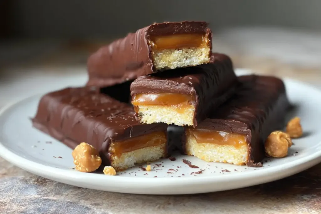 Healthy Twix Bars (Gluten-free) Homemade Recipe - Indulge Guilt-Free!