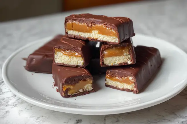 Healthy Twix Bars (Gluten-free) Homemade Recipe - Try This Now!
