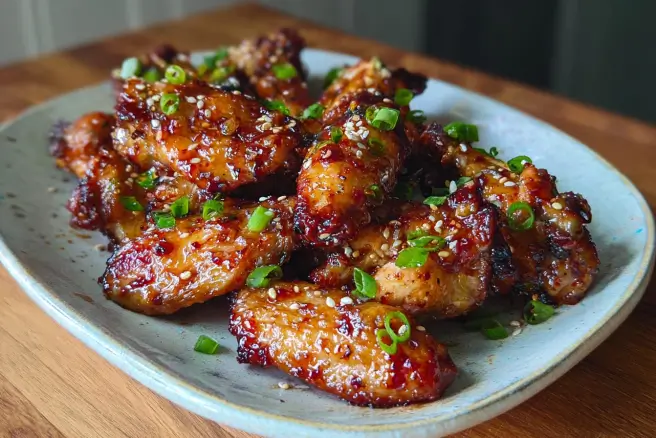 Honey Soy Garlic Chicken Wings Platter1 Honey Soy Garlic Chicken Wings: A Delicious Game-Day Treat