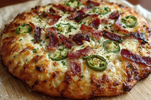 Jalapeno Popper Cheese Pizza 1 Jalapeño Popper Cheese Pizza: A Spicy Delight You'll Love