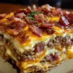 Parmesan Garlic Bacon Cheeseburger Lasagna: Pure Comfort Food! 5 Parmesan Garlic Bacon Cheeseburger Lasagna Parmesan Garlic Bacon Cheeseburger Lasagna: Pure Comfort Food!