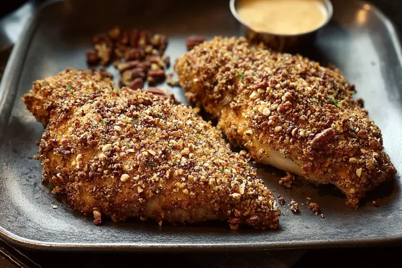 Pecan Crusted Chicken for a Crunchy Flavor Explosion - Yum! 3 Pecan Crusted Chicken for a Crunchy Flavor Explosion - Yum!