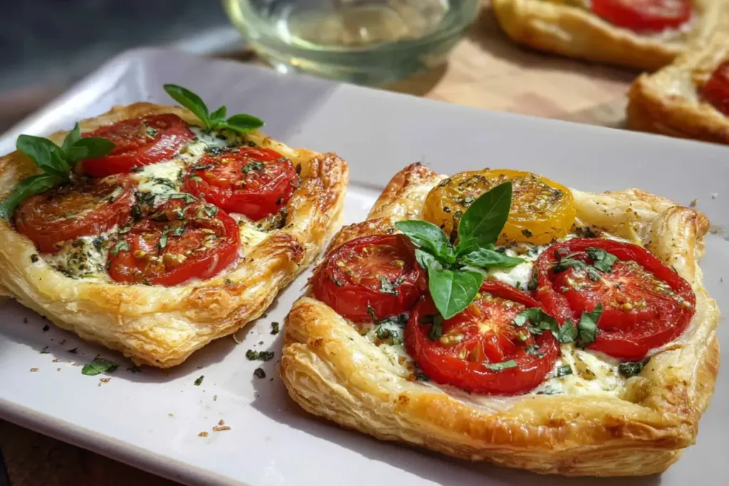 Puff Pastry Tomato Tarts: A Delicious Treat! 3 Puff Pastry Tomato Tarts Puff Pastry Tomato Tarts: A Delicious Treat!