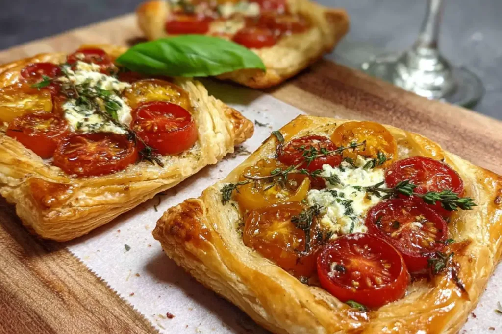 Puff Pastry Tomato Tarts: A Delicious Treat! 4 Puff Pastry Tomato Tarts1 Puff Pastry Tomato Tarts: A Delicious Treat!