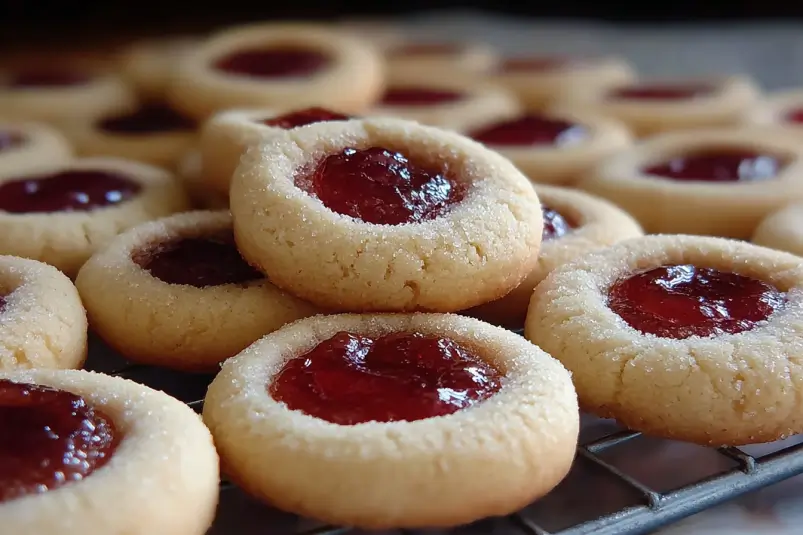 Rosenmunnar Rosenmunnar | Traditional Swedish Thumbprint Cookies