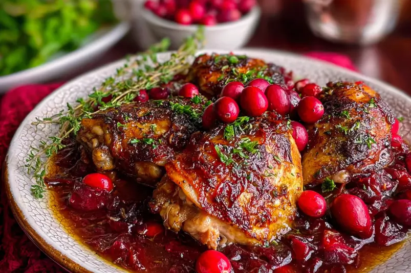 Simple Cranberry Sauce Chicken: A Delightful Recipe 4 Simple Cranberry Sauce Chicken: A Delightful Recipe
