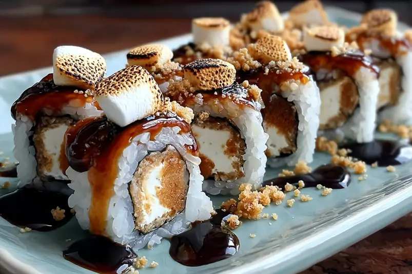 S'mores Sushi Recipe: An Irresistibly Sweet Treat 3 Smores Sushi Recipe S'mores Sushi Recipe: An Irresistibly Sweet Treat