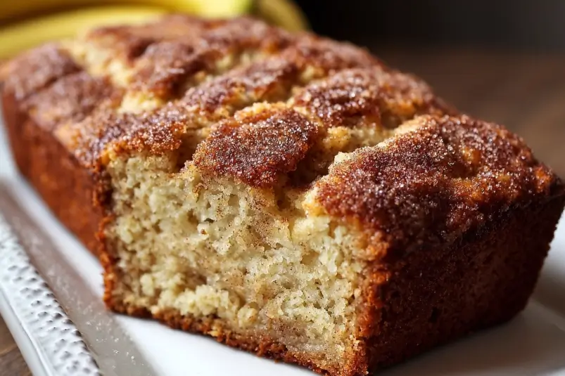 Snickerdoodle Banana Bread Recipe 1 Snickerdoodle Banana Bread Recipe | Cinnamon-Sugar Twist