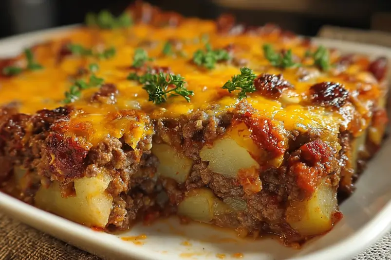 Tasty Loaded Potato Meatloaf Casserole Recipe for Ultimate Comfort Food 4 Tasty Loaded Potato Meatloaf Casserole 1 Tasty Loaded Potato Meatloaf Casserole Recipe for Ultimate Comfort Food