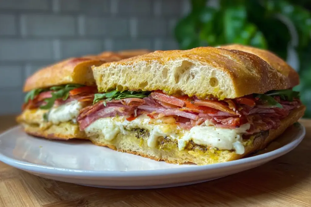 The Ultimate Gourmet Ciabatta Sandwich A Flavorful Treat1 The Ultimate Gourmet Ciabatta Sandwich You Can’t Miss!