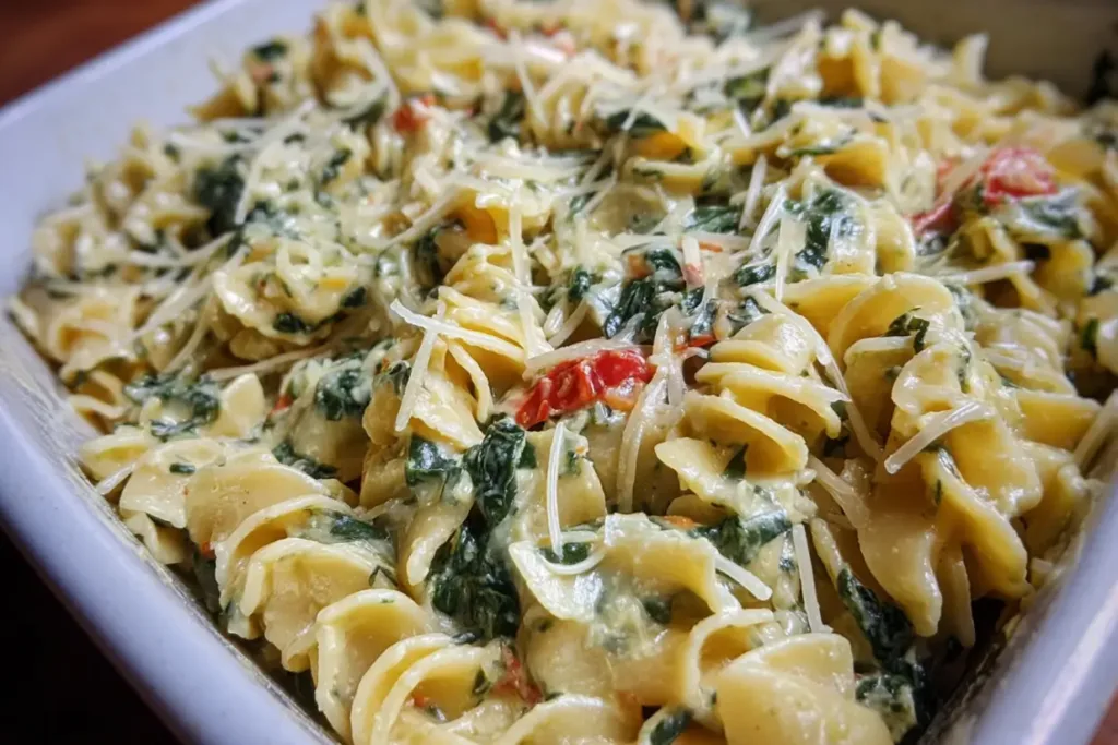 Trader Joe’s Spinach And Artichoke Pasta Recipe From TikTok That You’ll Love 4 Trader Joes Spinach And Artichoke Pasta Recipe From TikTok1 Trader Joe’s Spinach And Artichoke Pasta Recipe From TikTok That You’ll Love