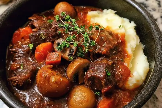 Traditional Slow Cooker Beef Bourguignon: A Heartwarming Delight 7 Traditional Slow Cooker Beef Bourguignon: A Heartwarming Delight