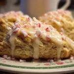 Peppermint White Chocolate Scones: Holiday Treat Bliss