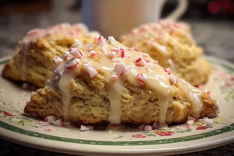 Peppermint White Chocolate Scones: Holiday Treat Bliss